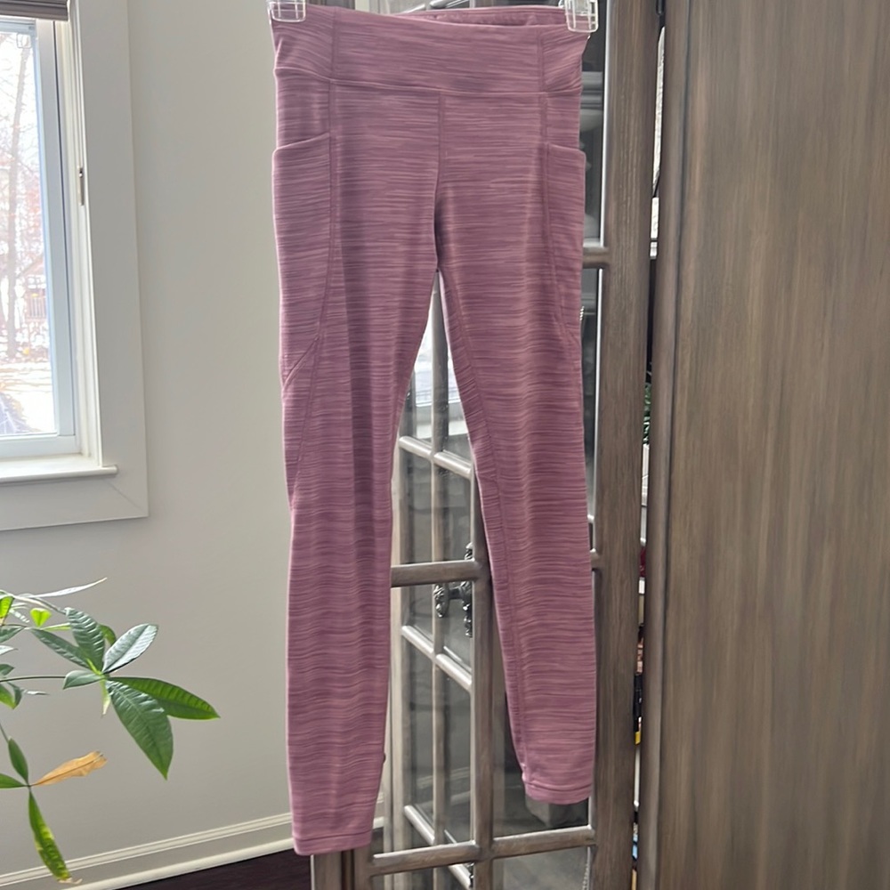 Size medium pink Athleta leggings